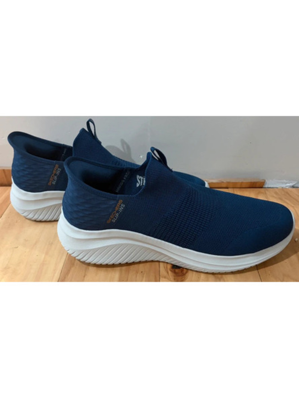 Skechers Men's Ultra Flex 3.0 - Smooth Step Slip-Ins - Navy Blue - Size 12
